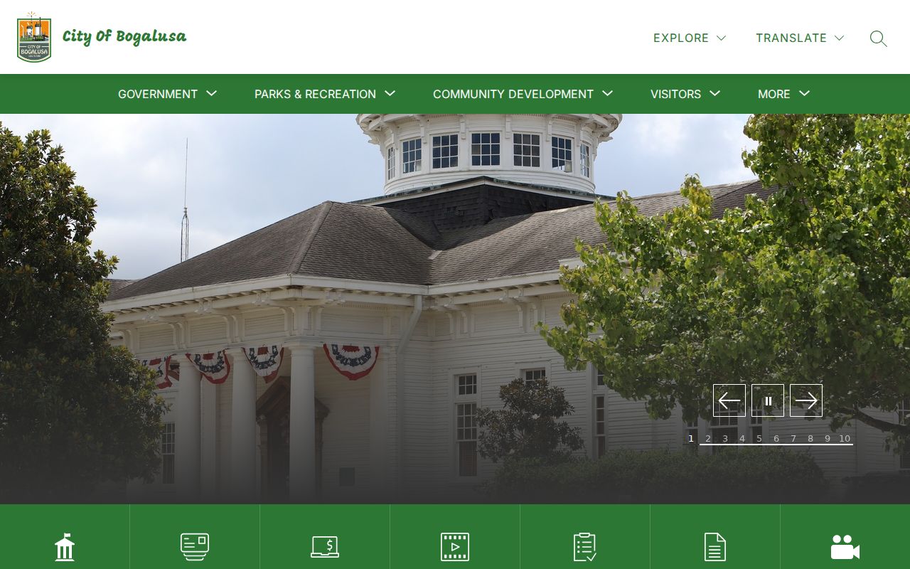 Bogalusa court records and city government building